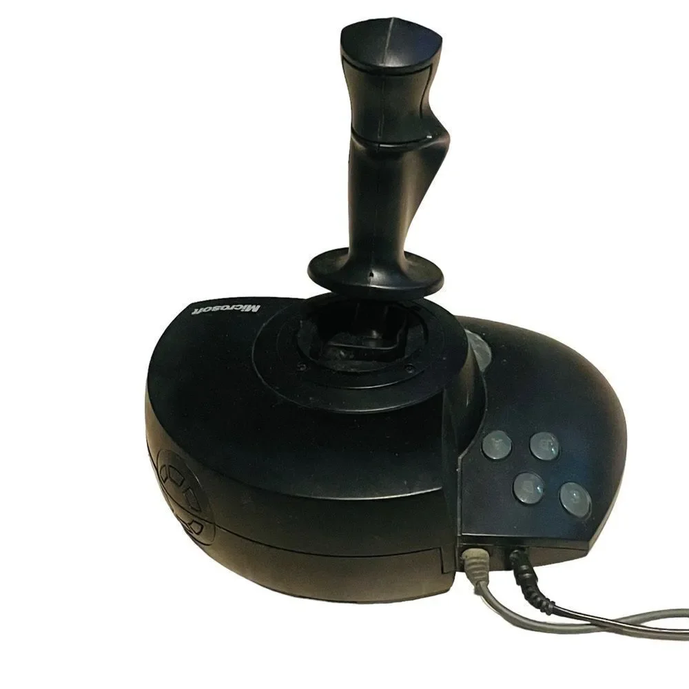 Vintage Microsoft Sidewinder Force Feedback Pro PC Joystick